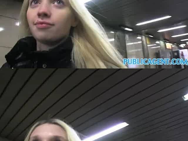 PublicAgent Pale Slim golden-haired screwed hard by a large jock