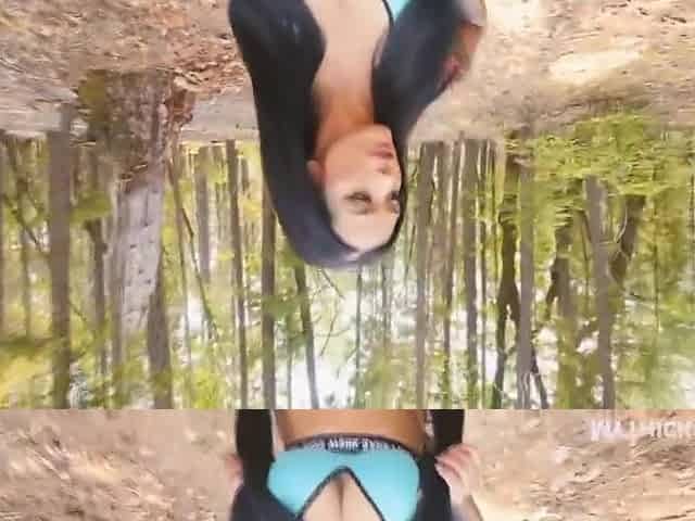Fucking Big Tit Girlfriend Coming Out Of River