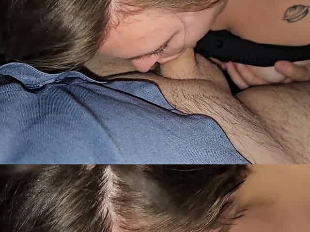 1st Blowjob for Daddy on Father's Day He Deserves It