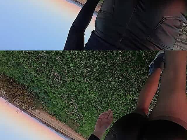 My hot butt in panthyhose after take leather shorts off, part two