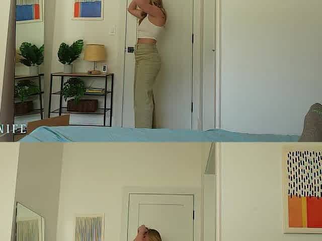 BREAKUP SEX with natural LARGE BUTT golden-haired - Anna Claire Clouds