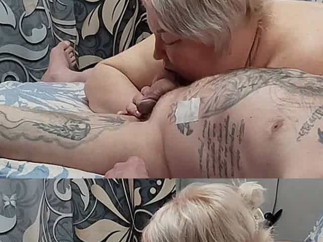 Deep Blowjob with Cum Swallowing