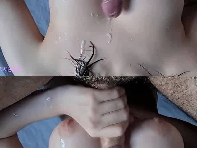 Amateur Spunk fountain Compilation two (Cum On Breasts, Butt, & Twat)