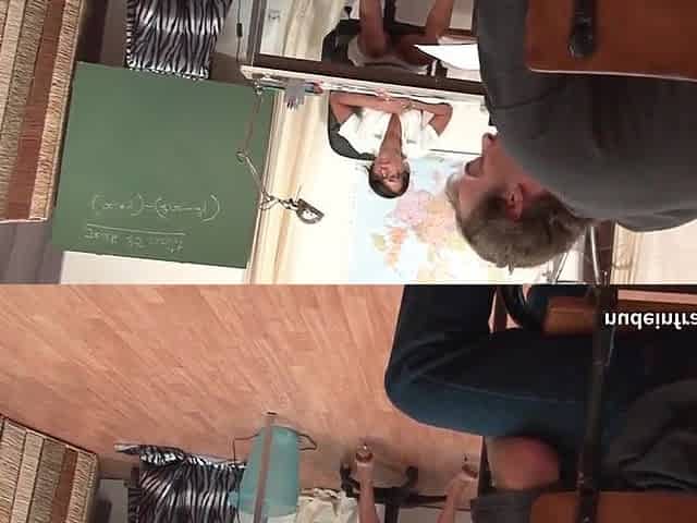 French teacher mother i'd like to fuck hard sodomized and facialized by student