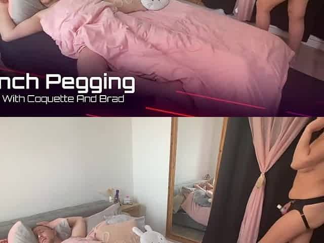 French Pegging - Naughty Wake-Up: Pleasure and Pegging for a Married Couple