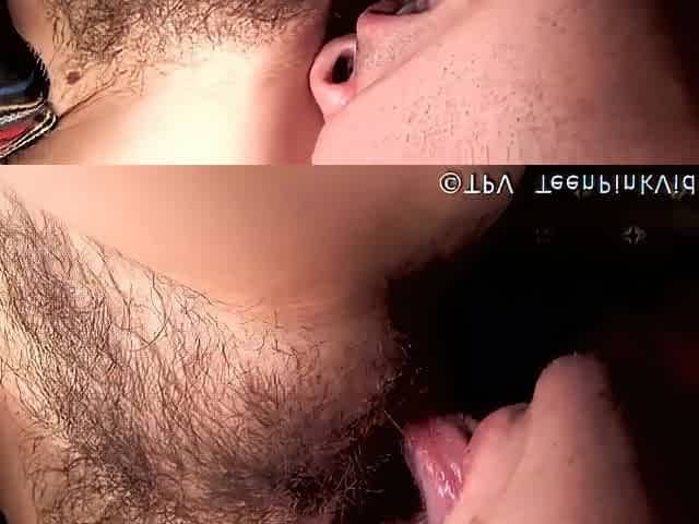 Bushy twat gets drilled hard