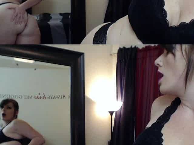Busty curly brunette with big boobs fucks on couch