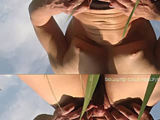 Outdoor Masturbation LARGE CLITORIS Muscle Beauty ANOUK
