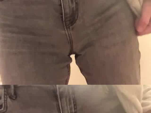 Peeing throughout jeans