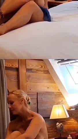 Blonde Amateur Wife Enjoys Sex After Walk
