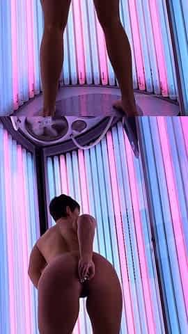 Petite small tit babe with perfect pussy masturbates