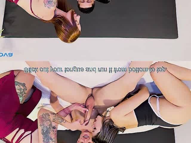 Mi Madrastra me descubre con mi novio en su cama y se une en un threesome familiar! Pipeboy1