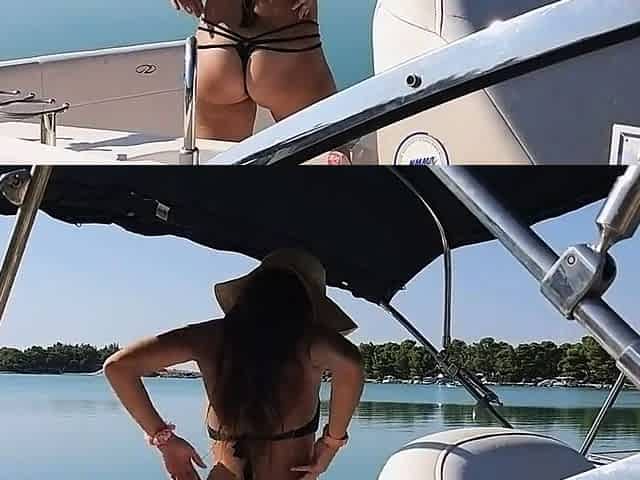Public Masturbation on a Boat - Hot Solo Female Orgasm