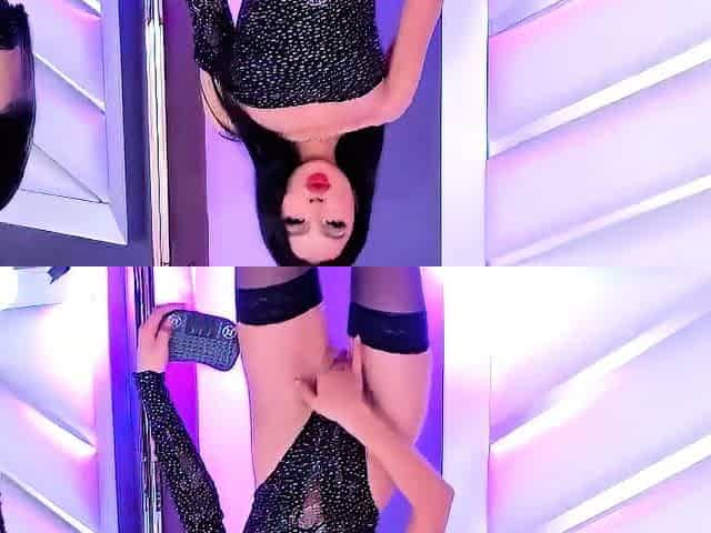 Chloe Amour Asslick Brunette Latin Lingerie Stockings