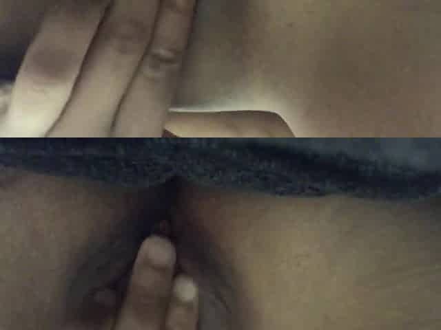 Playing with my moist vagina