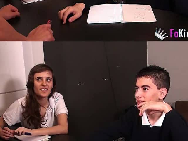 18yo Spanish students fucking after class - hardcore with cumshot