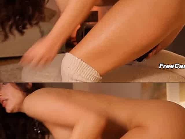 Sexy Brunette Babe Self Pleasuring with Her Vibrator