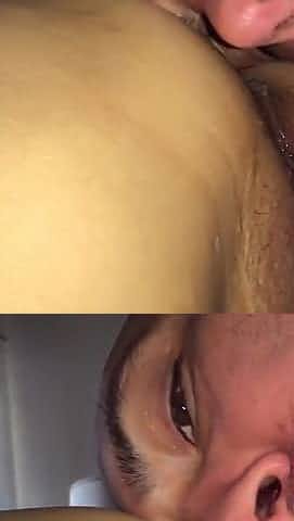 Eating own cum
