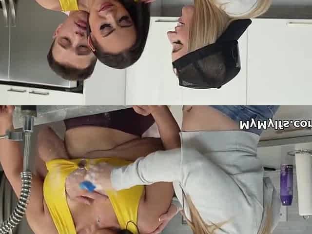 Spicing up curvy women threeway with ding-dong and a lot of blowjob