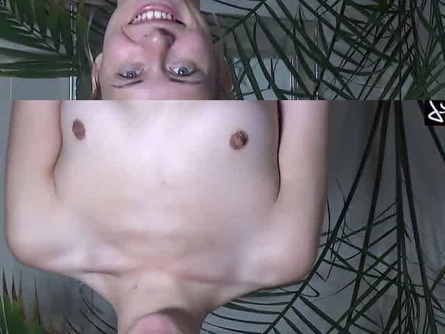 Not One more Teen CIM - JAMIE STONE - Palpitating Blow job with NO HANDS