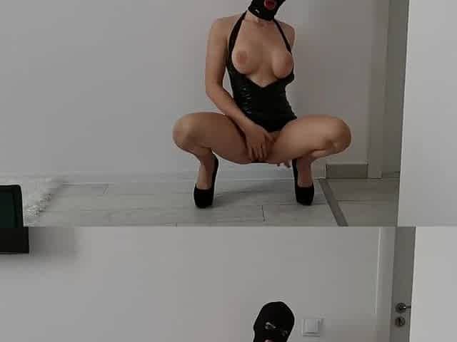 that babe sucks my knob and takes my balls in throat until I spunk flow on that babe large titties