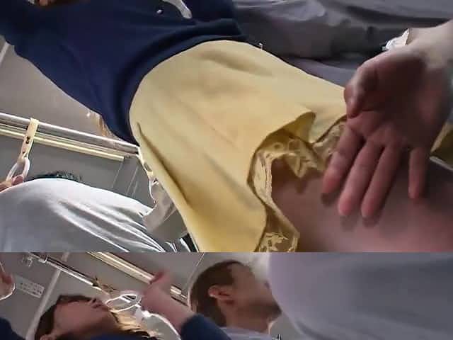 Japanese beauty Upskirt In Bus