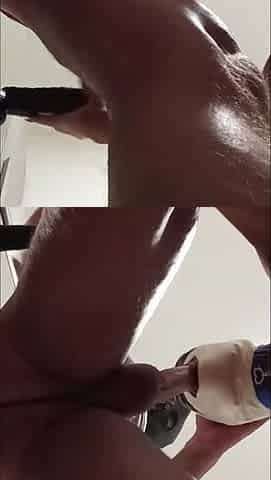 mother I'd like to fuck in a three schlongs sucking action, but that babe prefers to have in throat recent meat