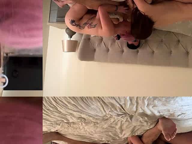 Amateur redhead Milf sucks and fucks a guy