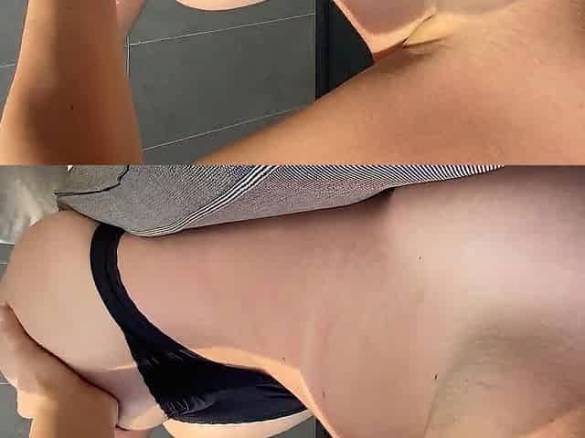Couldnt resist watching me getting tanned and drilled me on Balcony - MyNewProfession