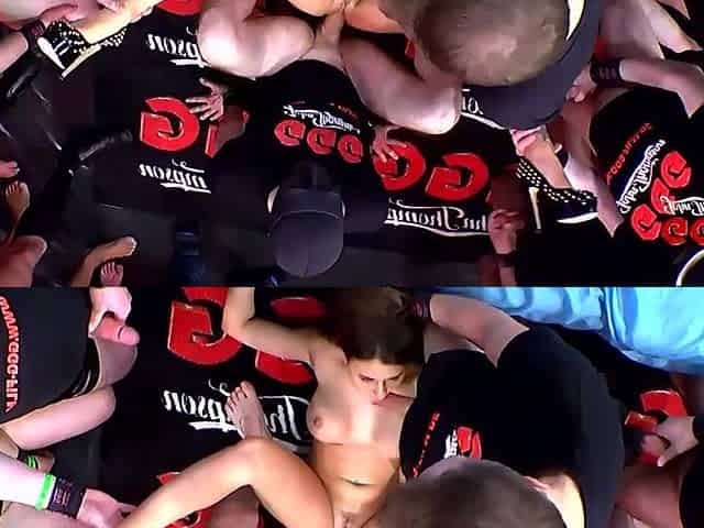 GGG JOHN THOMPSON - TEAM FUCK BACKSTEGE - GERMAN BUKKAKE