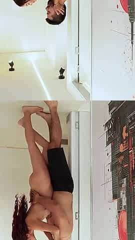 I Stayed Alone at Home with My Stepbrother and Seduced Him to Stuff My Pussy with Milk
