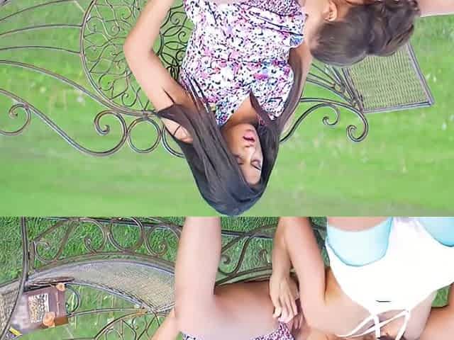 Henessy And Coco De Mal Outdoor Lesbian Sex