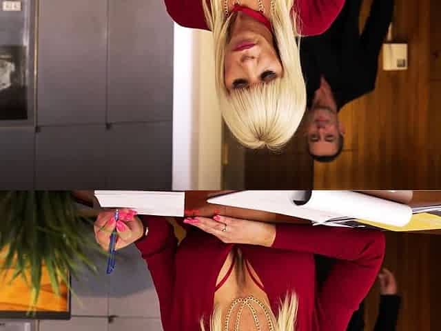 Blonde MILF Tiffany Rousso Gets Her Tits Worshipped
