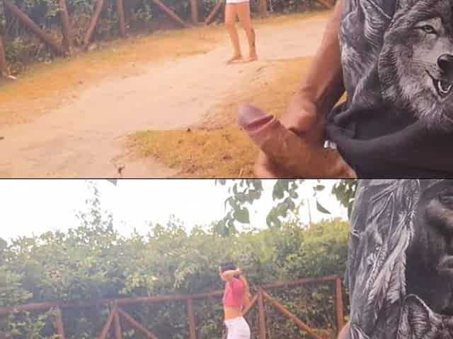 Masturbation: I Showed My Hard-on to a Slut in the Park!