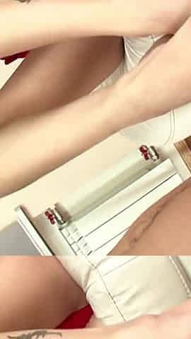 Hot 20-year-old Teases Cock with Sexy Feet Before Getting All Holes Stuffed Deep