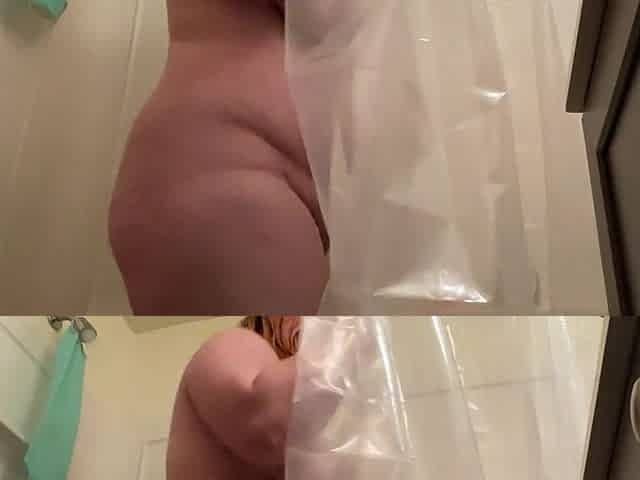Virgin Doxy Enjoys Some Valuable Vibes In Her Shower.