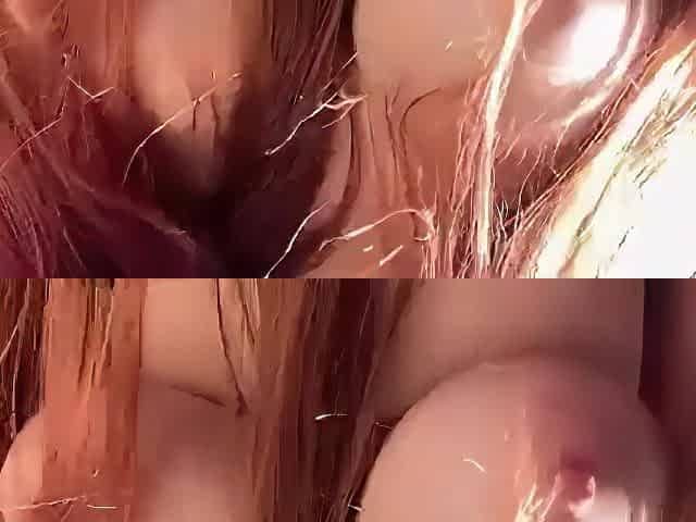 Artemisia Love sexy solo large natural bazookas bouncing session close up close motion