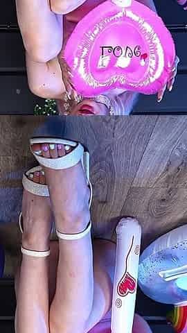4 Inflatables, 2 Holes, 1 Orgasm