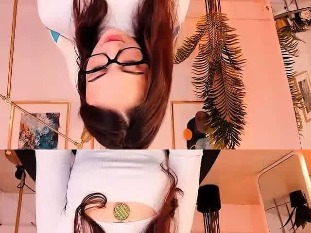 Very cute petite skinny small tits brunette web teen