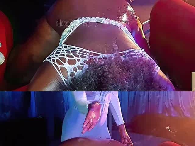 Let me rub down your soaked chocolate BOOTY and rub your snatch untill you CUM!!