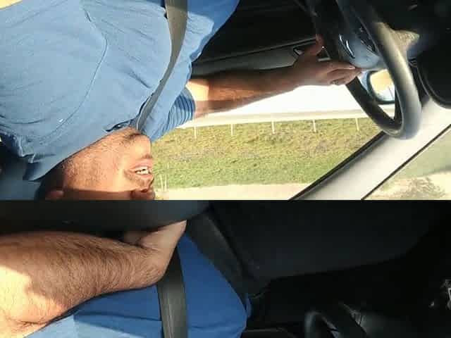 1st time jacking off whilst driving in public, glad ending!!