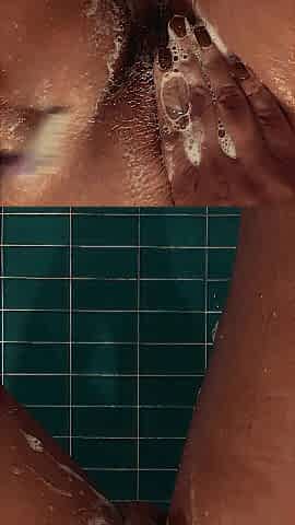 shaving vagina in the shower