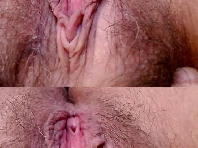 Little Tight Hairy Pussy Close up
