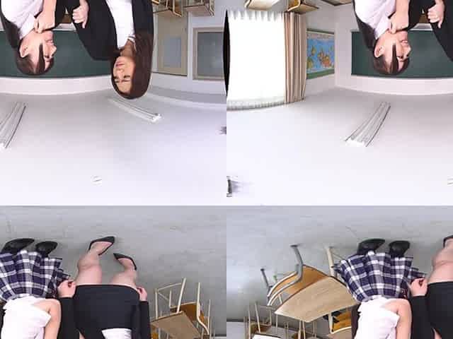 Our Teacher Is Our Lesbian Pet; Older Younger Lesbian Japanese JAV VR 3D Porn
