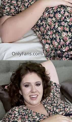 Bbw woman solo toying masturbation