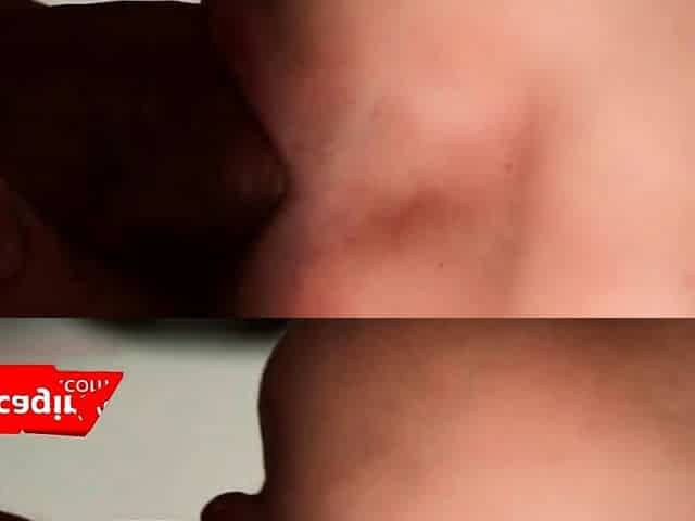Teen gives a close-up, creamy blowjob.