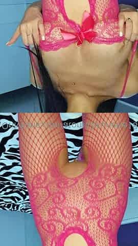 Deep throating milf slut in stockings jerks cock in hd