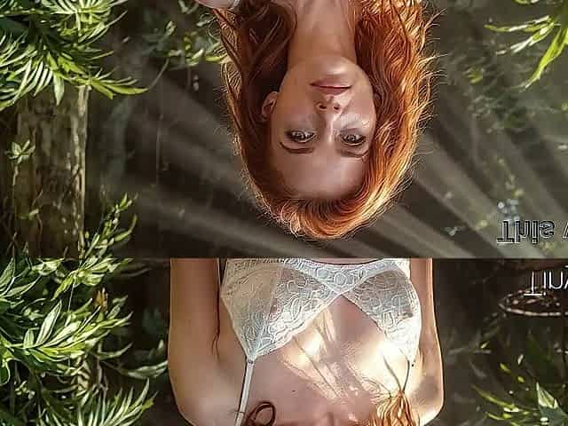 A slim redhead floozy dragged me to her abode so I could bang her. [AI]
