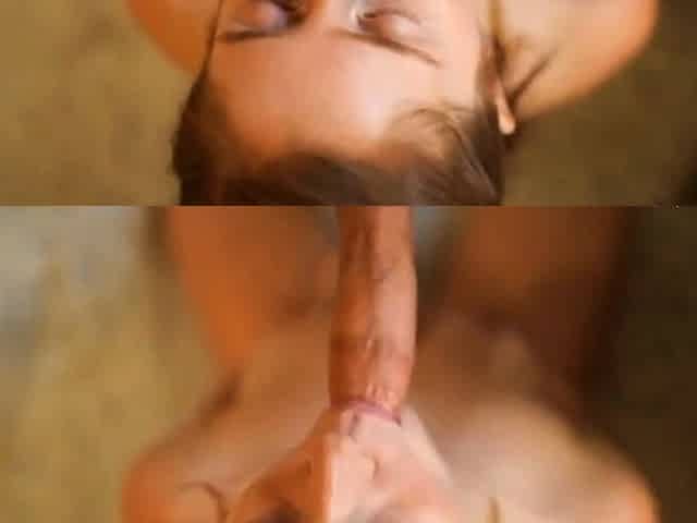 Redhead Blows and Gets Hair Creamed - Amateur Webcam Video