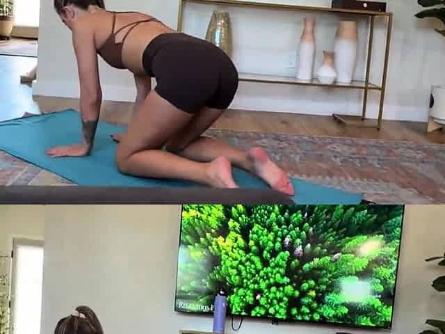 Millie Morgan Step Sister Having Yoga And Sex Session